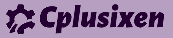 Cplusixen logo on a purple background